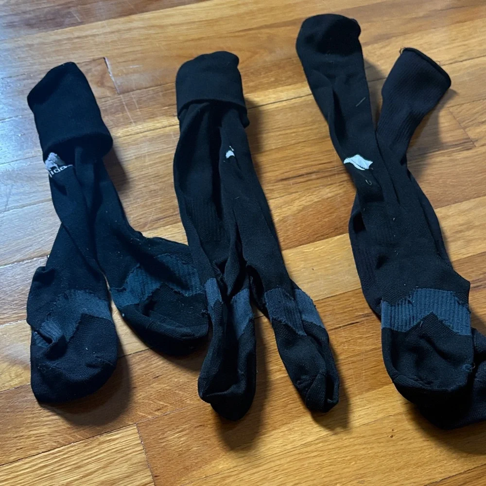 adidas Black soccer Athletic Socks - Pack of 3